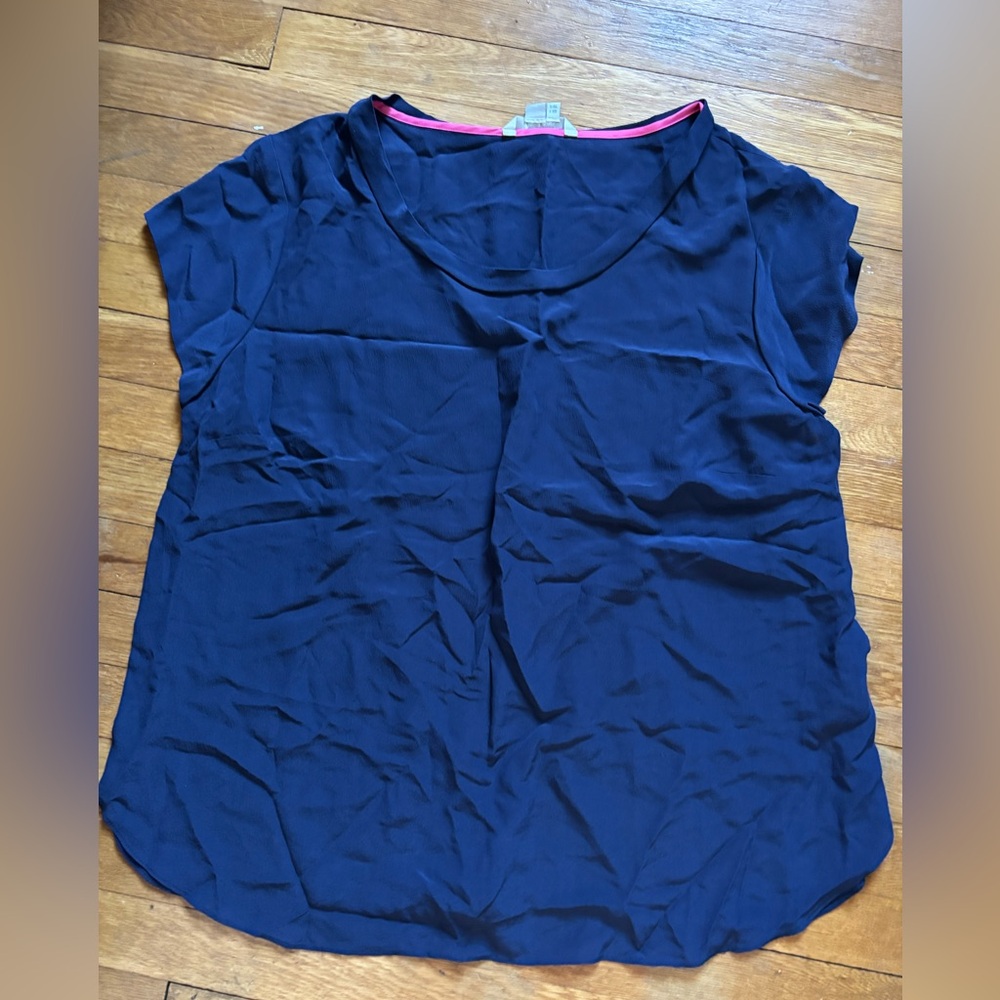 NWOT 100% Silk Boden US Size 16 Top / Suit Shell Round Neck